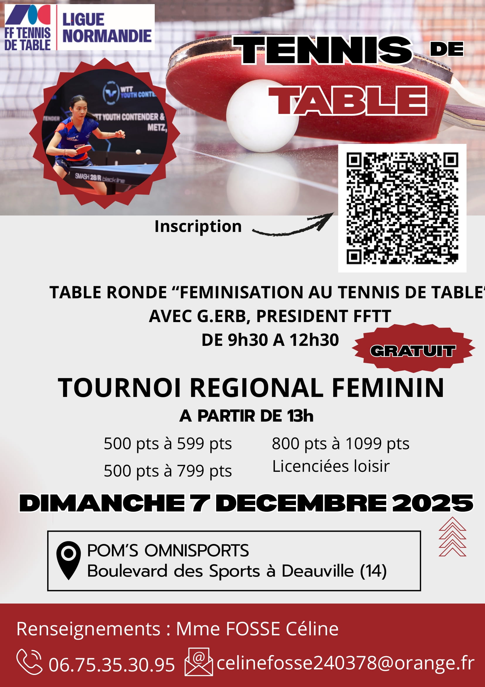 Affiche Féminisation du 7 déc 2025 Deauville 1