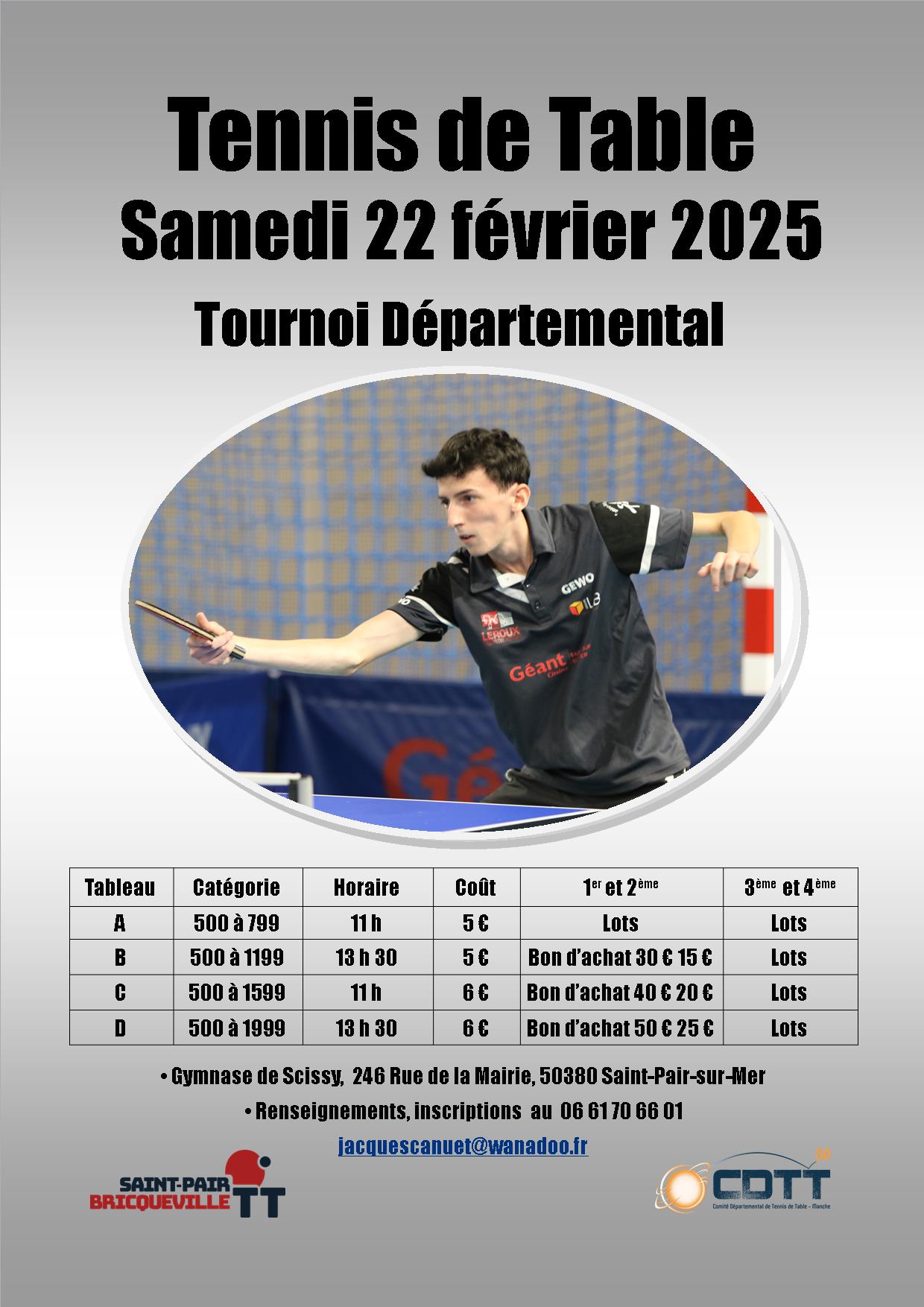tournoi hiver 2025